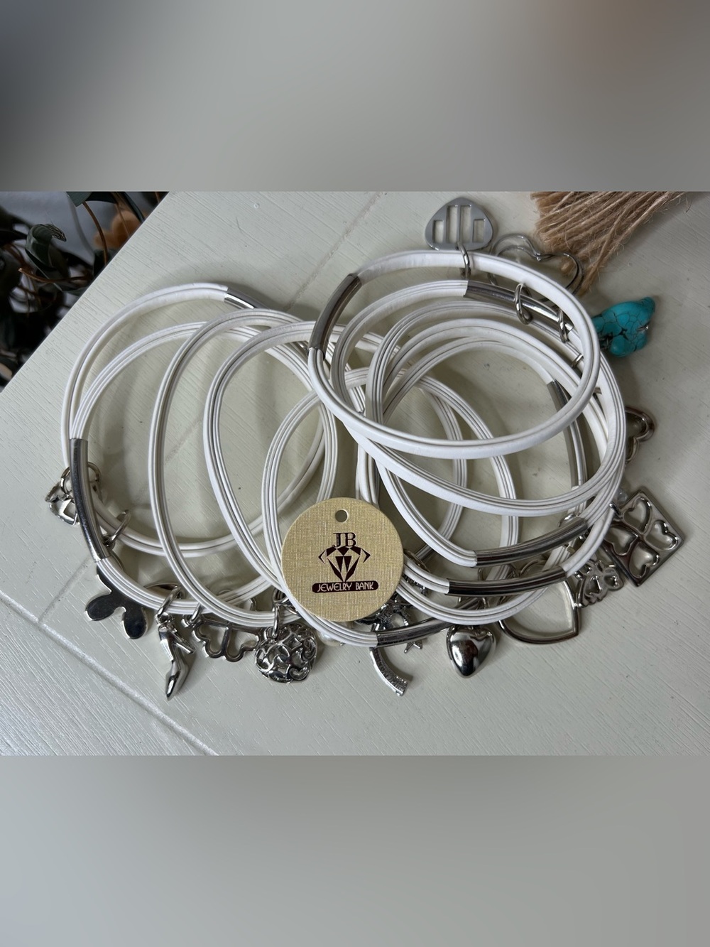 Brand New - Set of 10 Different Bracelets with Charms